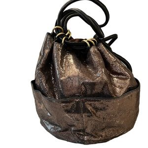 Large KOOBA handbag- metallic